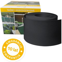 Taśma ogrodzeniowa Thermoplast® SMART MAT 19cmx26mb Czarna